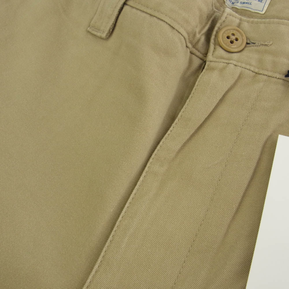 WTAPS ダブルタップス 13AW 132LTDT-PTM05 KHAKI TIGHT TROUSERS.COTTON.WESTPOINT コットン トラウザー パンツ ベージュ系 S【中古】