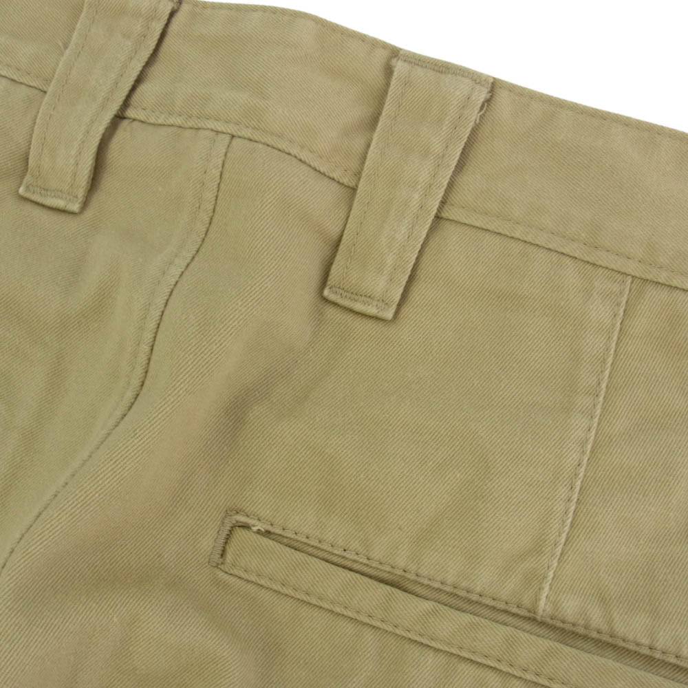 WTAPS ダブルタップス 13AW 132LTDT-PTM05 KHAKI TIGHT TROUSERS.COTTON.WESTPOINT コットン トラウザー パンツ ベージュ系 S【中古】