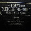 NEIGHBORHOOD ネイバーフッド 182CNH-LT01S SQUAD C-TEE . LS ロゴ 刺繍 長袖 Tシャツ ブラック系 S【中古】