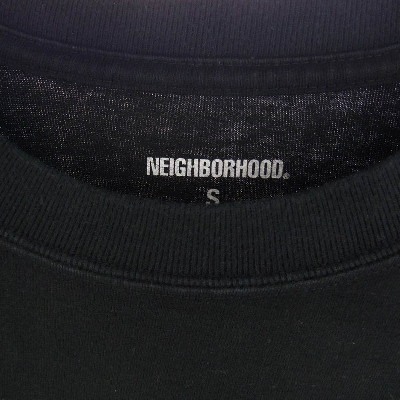 NEIGHBORHOOD ネイバーフッド 20AW 202PCNH-LT13 TAPE C-TEE.LS テープ ボックス ロゴ 長袖 Tシャツ ブラック系 S【中古】