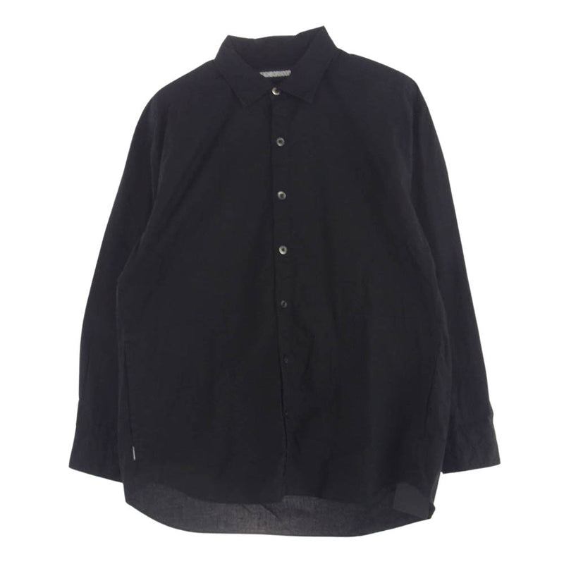 NEIGHBORHOOD ネイバーフッド 20SS 202SPNH-SHM01 TRAD/SHIRTS.LS トラッド 長袖 シャツ ブラック系 S【中古】