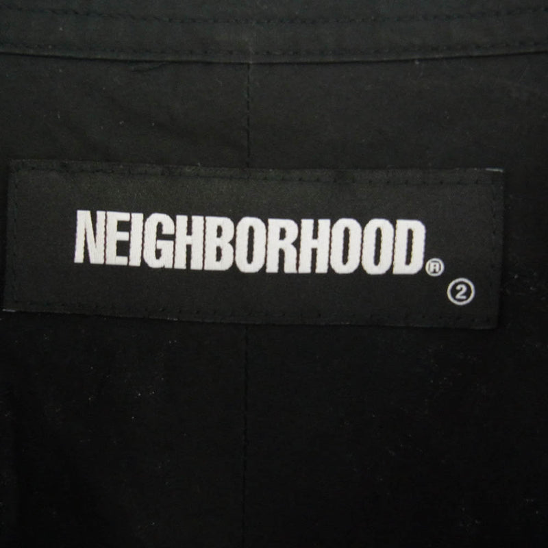 NEIGHBORHOOD ネイバーフッド 20SS 202SPNH-SHM01 TRAD/SHIRTS.LS トラッド 長袖 シャツ ブラック系 S【中古】