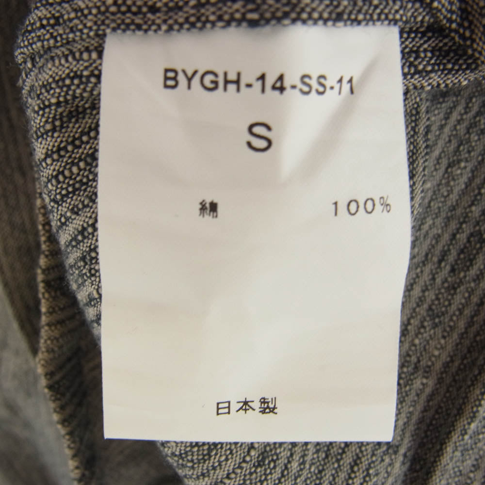 BY GLADHAND バイグラッドハンド 長袖 シャツ バック 刺? グレー系 S【中古】