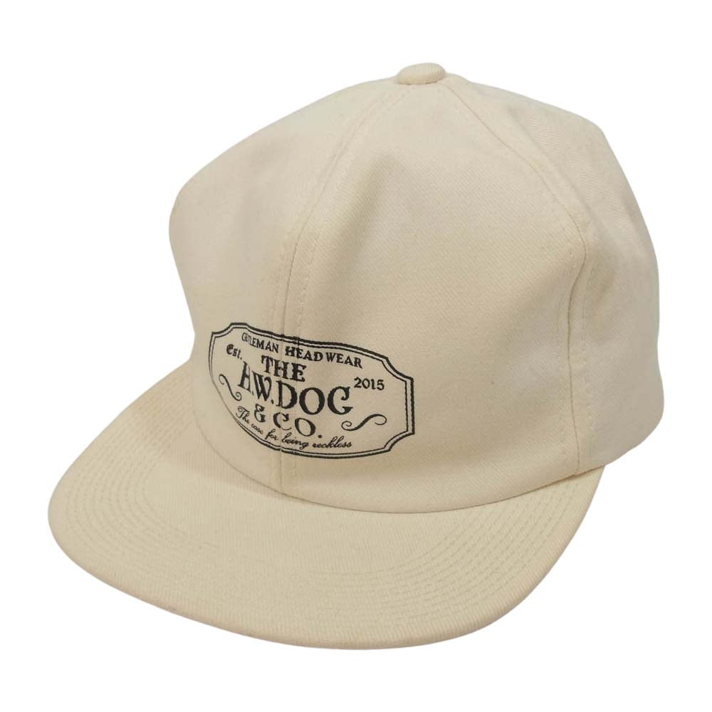 エイチダブリュードッグ トラッカー キャップ  帽子 オフホワイト系【中古】
