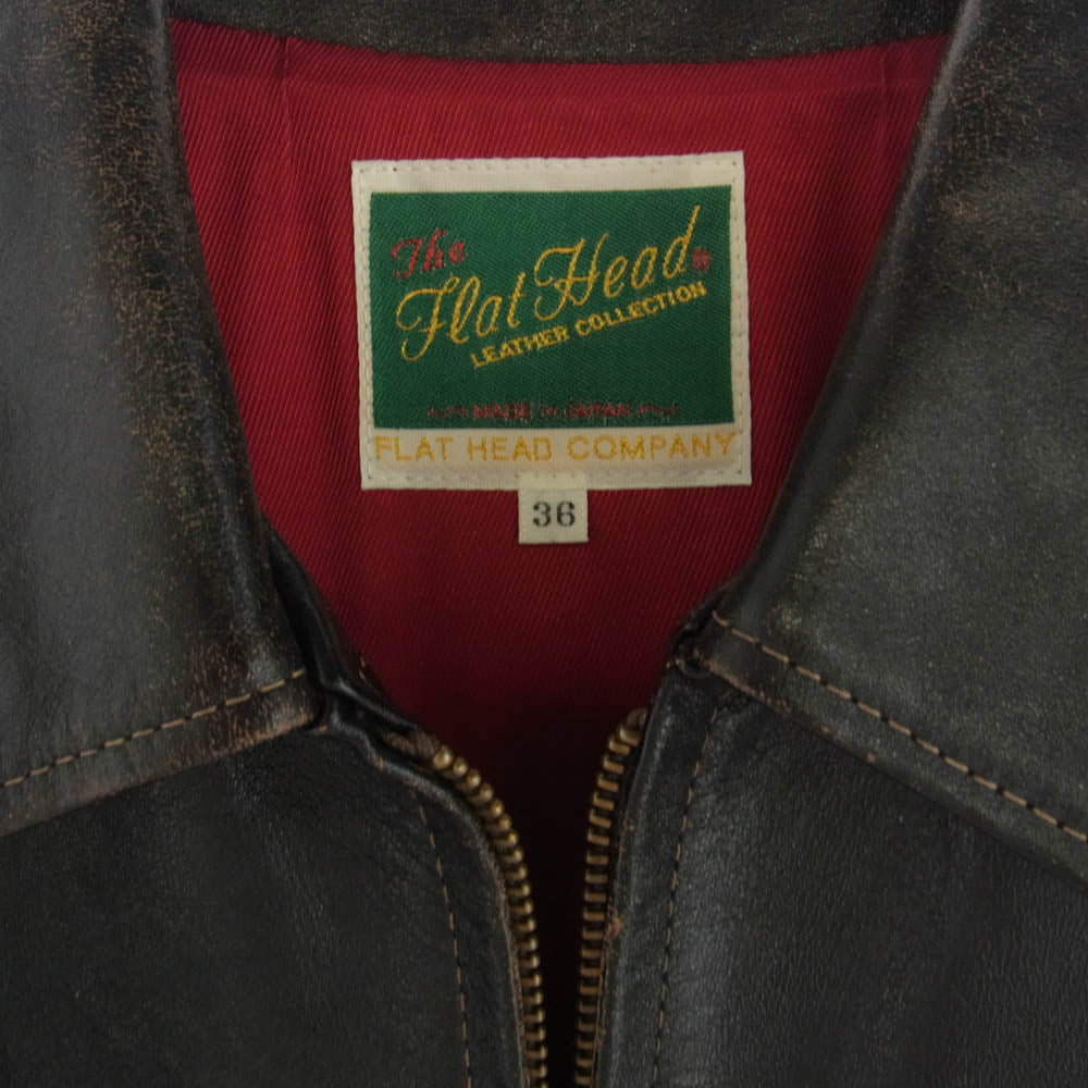 THE FLAT HEAD ザフラットヘッド SRJ-04 ホースハイド シングル