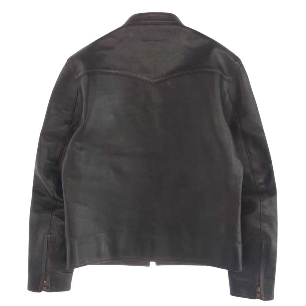 【1円】THE FLAT HEAD ザ・フラットヘッド ツートーンレザー トートバッグ ブラウン/ダークブラウン メンズ FLAT THE HEAD DOUBLE レザーブレスレット FN-WLN1-4S