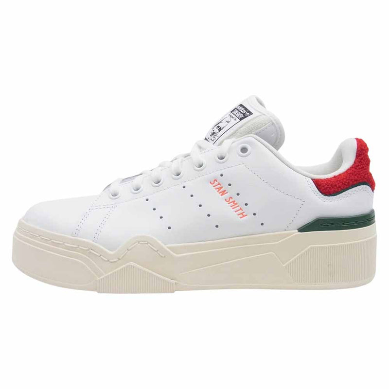 adidas アディダス HQ9882 Originals STAN SMITH BONEGA 2B FOOTWEAR WHITE BETTER SCARLET スタンスミス ボネガ スニーカー ホワイト系 26m【極上美品】【中古】