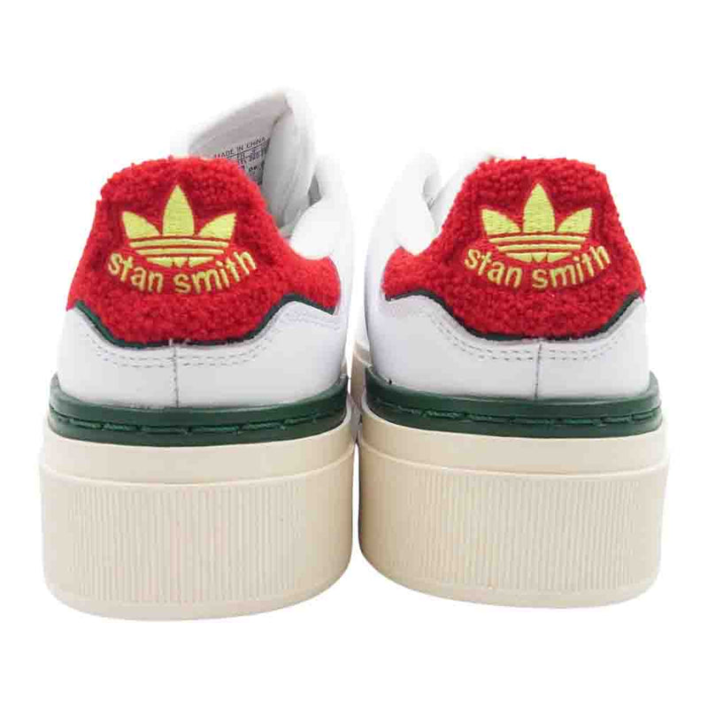 adidas アディダス HQ9882 Originals STAN SMITH BONEGA 2B FOOTWEAR WHITE BETTER SCARLET スタンスミス ボネガ スニーカー ホワイト系 26m【極上美品】【中古】