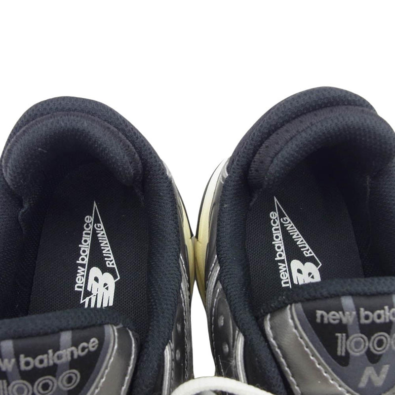 NEW BALANCE ニューバランス M1000SL 1000 Silver Metallic シルバーメタリック スニーカー シルバー系 ブラック系 26cm【中古】