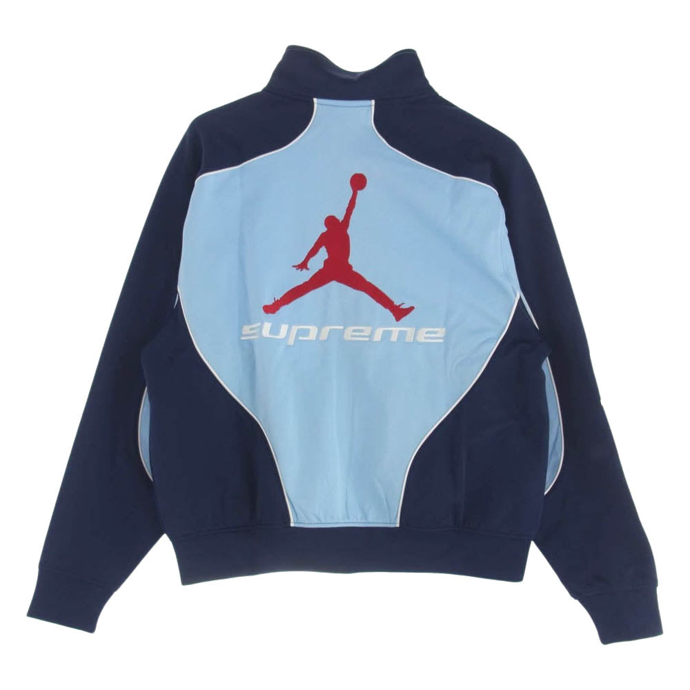 Supreme シュプリーム HF0830-436 24AW × NIKE JORDAN Tricot Track Jacket ナイキ ジョーダン トリコット トラック ジャケット ブルー系 S【新古品】【未使用】【中古】