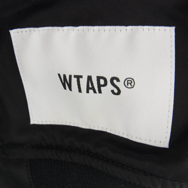 WTAPS ダブルタップス 232TQDT-JKM03 GUTTER / JACKET / POLY. VVT. TEXTILE 01 クロスボーン スーベニア リバーシブル ジャケット ブラック系 1【極上美品】【中古】