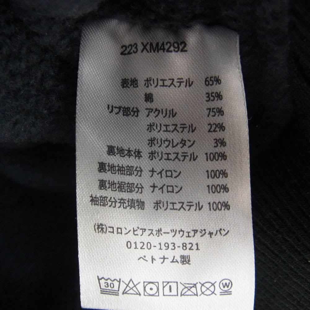 Columbia コロンビア ロマビスタ フーディー インナー フリース マウンテン パーカー ブラック系 L【中古】
