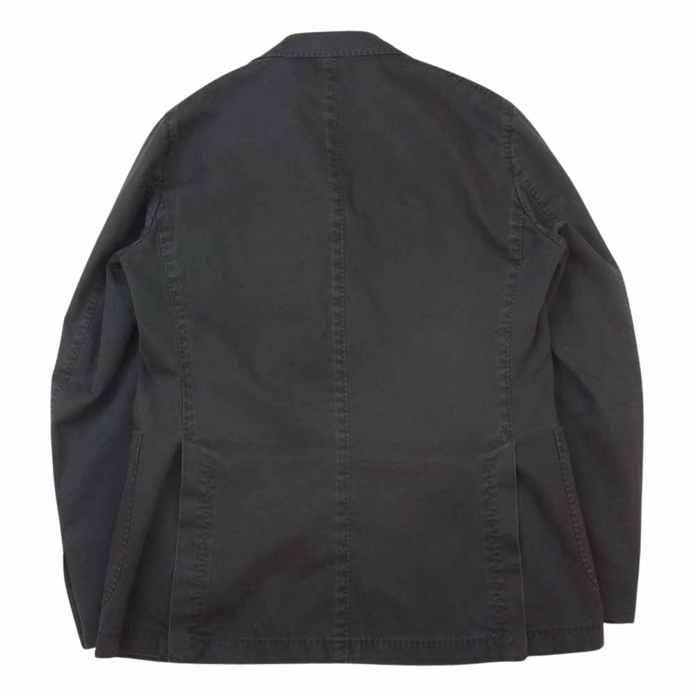 ボリオリ R3302G　 本切羽 サイドベンツ コットン テーラード ジャケット アンコン ジャケット グレー系 50【中古】