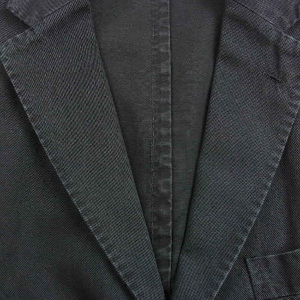 ボリオリ R3302G　 本切羽 サイドベンツ コットン テーラード ジャケット アンコン ジャケット グレー系 50【中古】