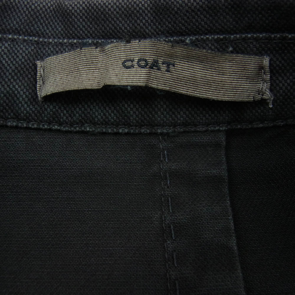 ボリオリ R3302G　 本切羽 サイドベンツ コットン テーラード ジャケット アンコン ジャケット グレー系 50【中古】