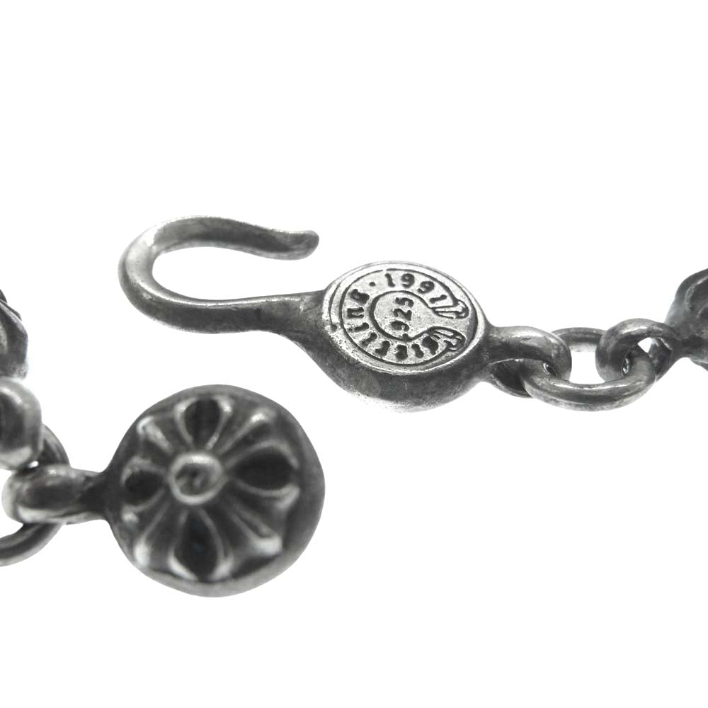CHROME HEARTS クロムハーツ（原本無） 20inch #1 CRSBL CHN SML CH CRS クロスボールチェーン スモールCHクロス ネックレス 20インチ【中古】