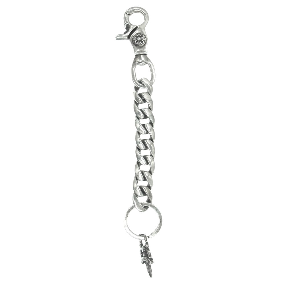 CHROME HEARTS クロムハーツ（原本無） CLP CHN CLASSIC-L ロングクラシックリンク クリップ キーチェーン シルバー系【中古】
