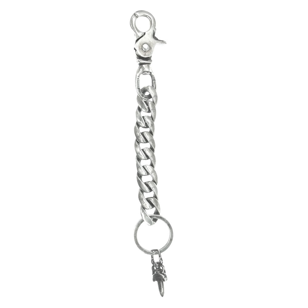 CHROME HEARTS クロムハーツ（原本無） CLP CHN CLASSIC-L ロングクラシックリンク クリップ キーチェーン シルバー系【中古】