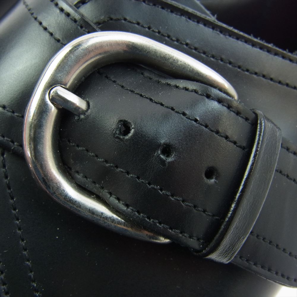 REGAL リーガル 04CR シングルモンクストラップ レザー シューズ ブラック系 25cm【美品】【中古】