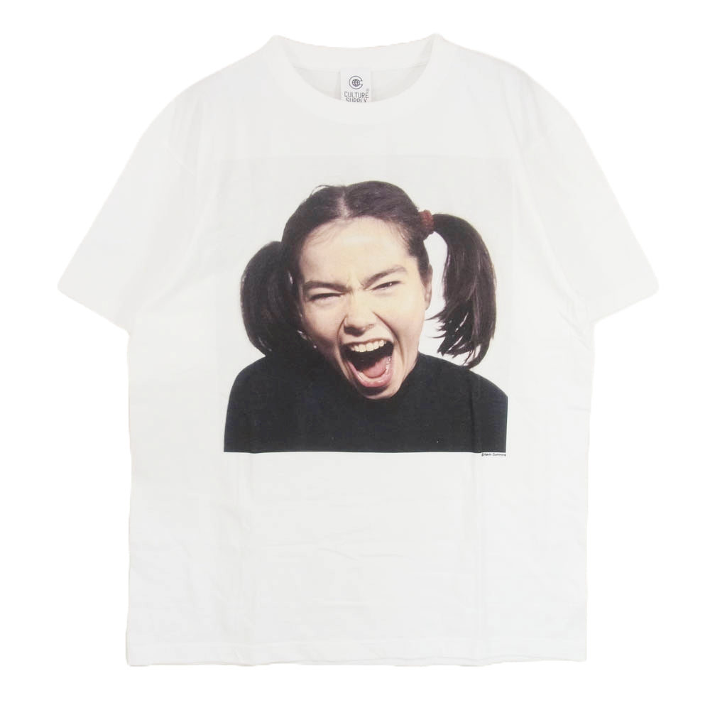 カルチャーサプライ Photo Tee Bjork 1 ビョーク プリント Tシャツ ホワイト系 FREE【中古】