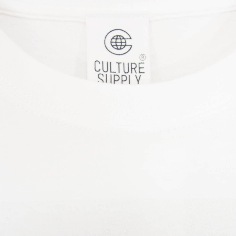カルチャーサプライ Photo Tee Bjork 1 ビョーク プリント Tシャツ ホワイト系 FREE【中古】