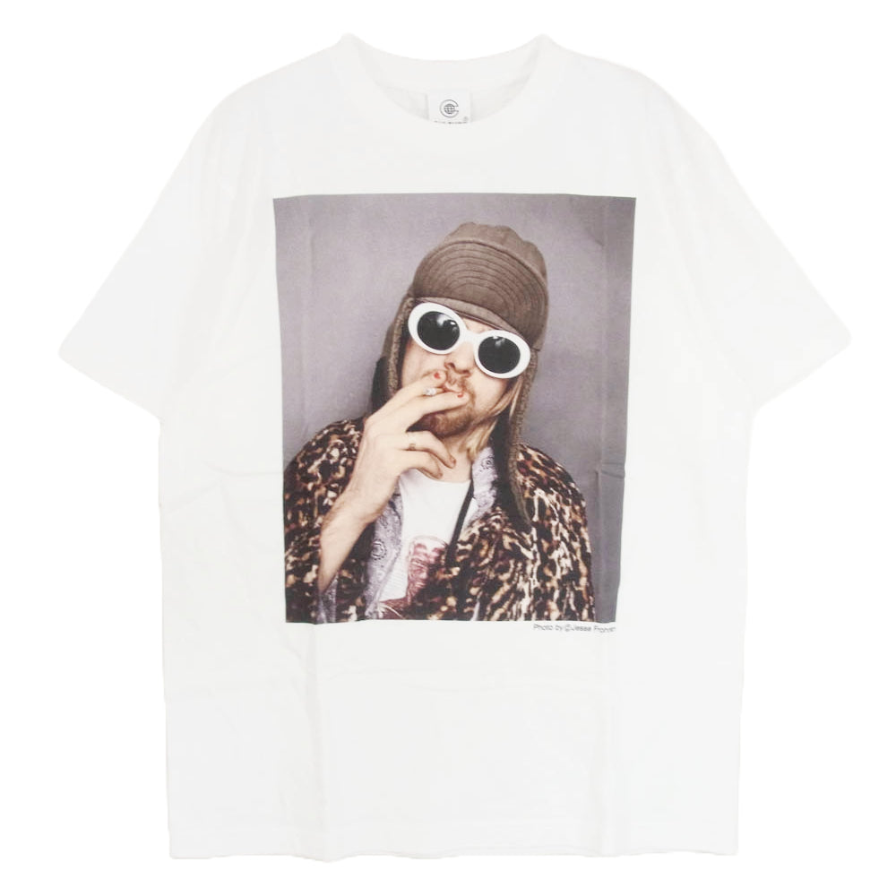 カルチャーサプライ Photo Tee Kurt Cobain カート・コバーン プリント Tシャツ ホワイト系 M【中古】