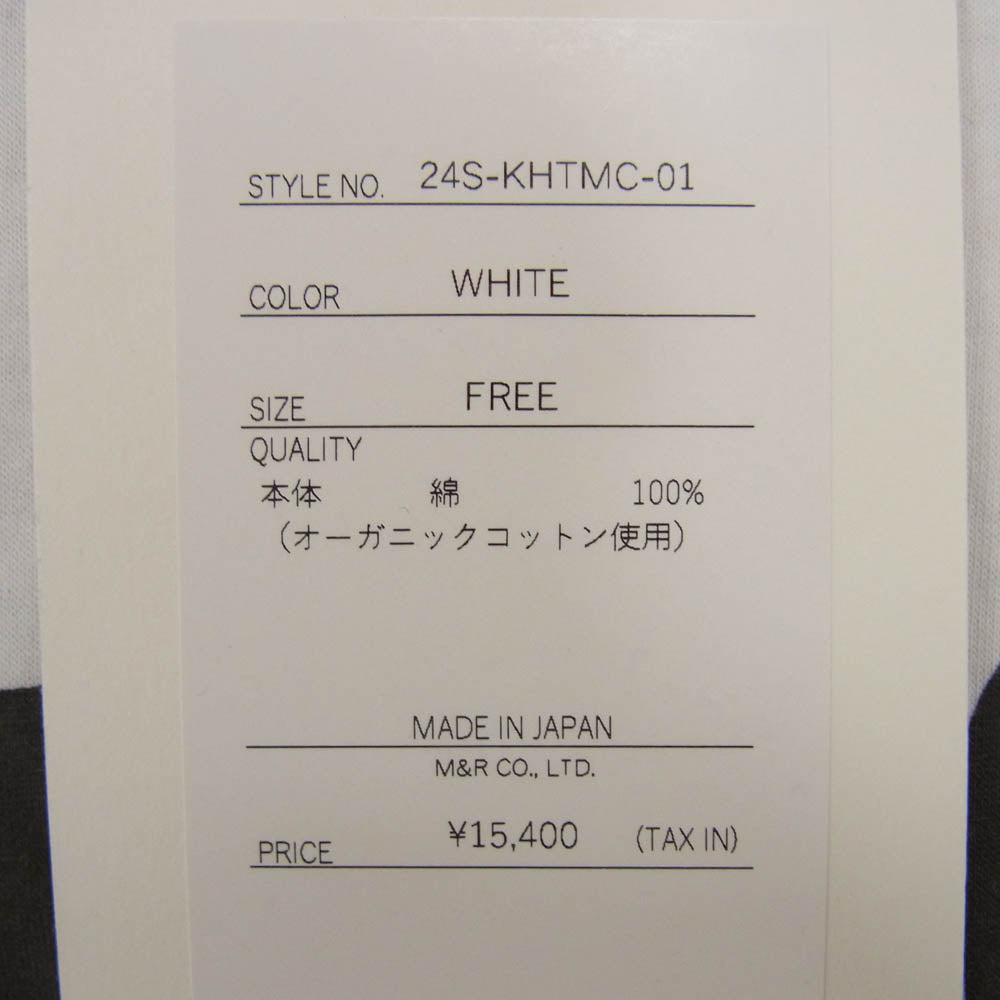 KATHARINE HAMNETT キャサリン・ハムネット CHHOSE LIFE プリント 半袖 Tシャツ ホワイト系 F【新古品】【未使用】【中古】