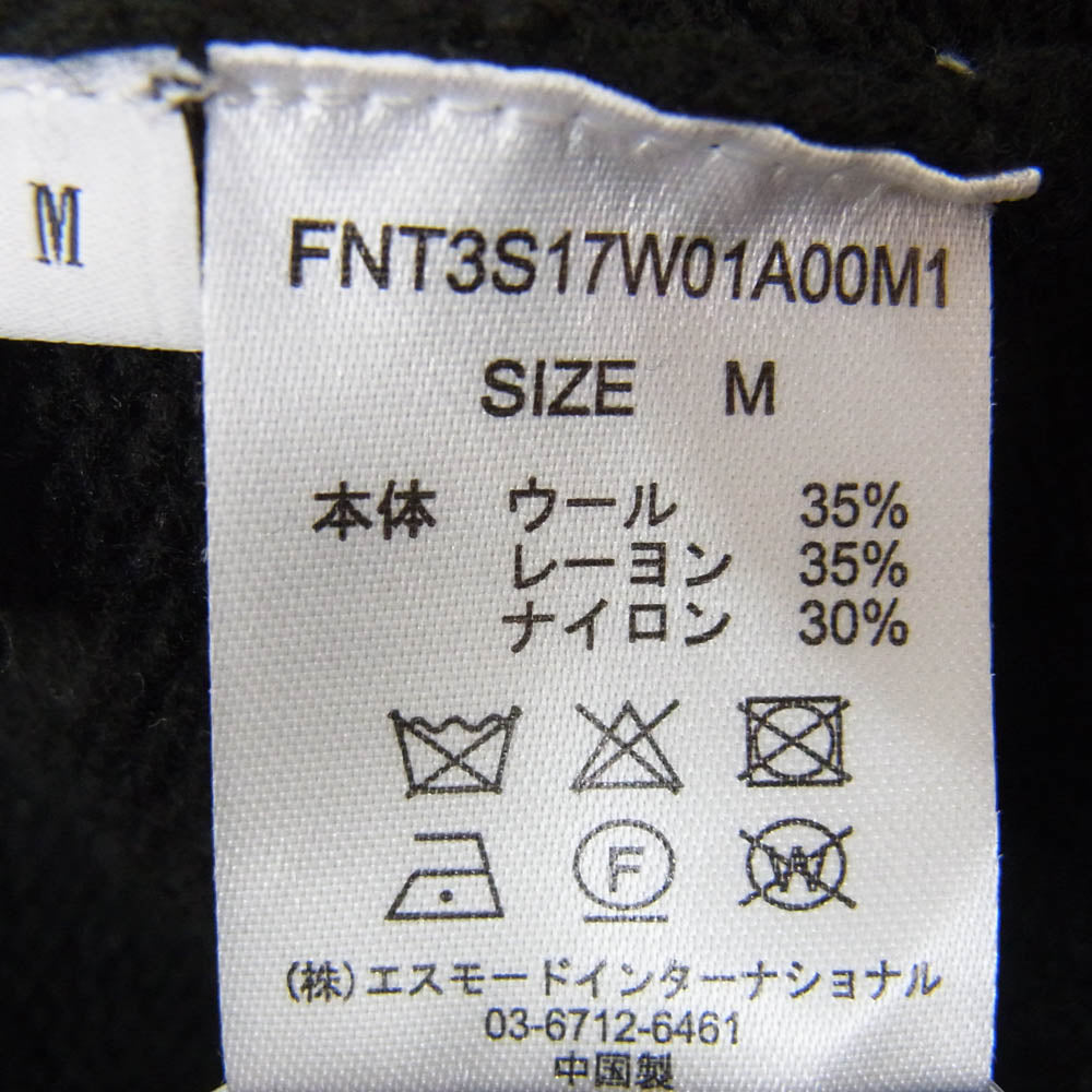 エイド ショート ニット カーディガン ブラック系 M【中古】