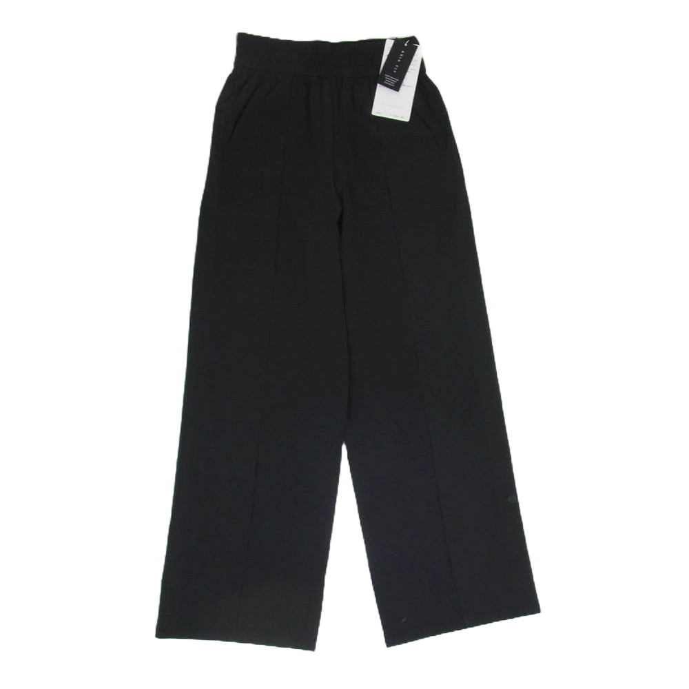 ルルレモン Front Pleat フロントプリーツ ワイドレッグ パンツ ブラック系 S【新古品】【未使用】【中古】