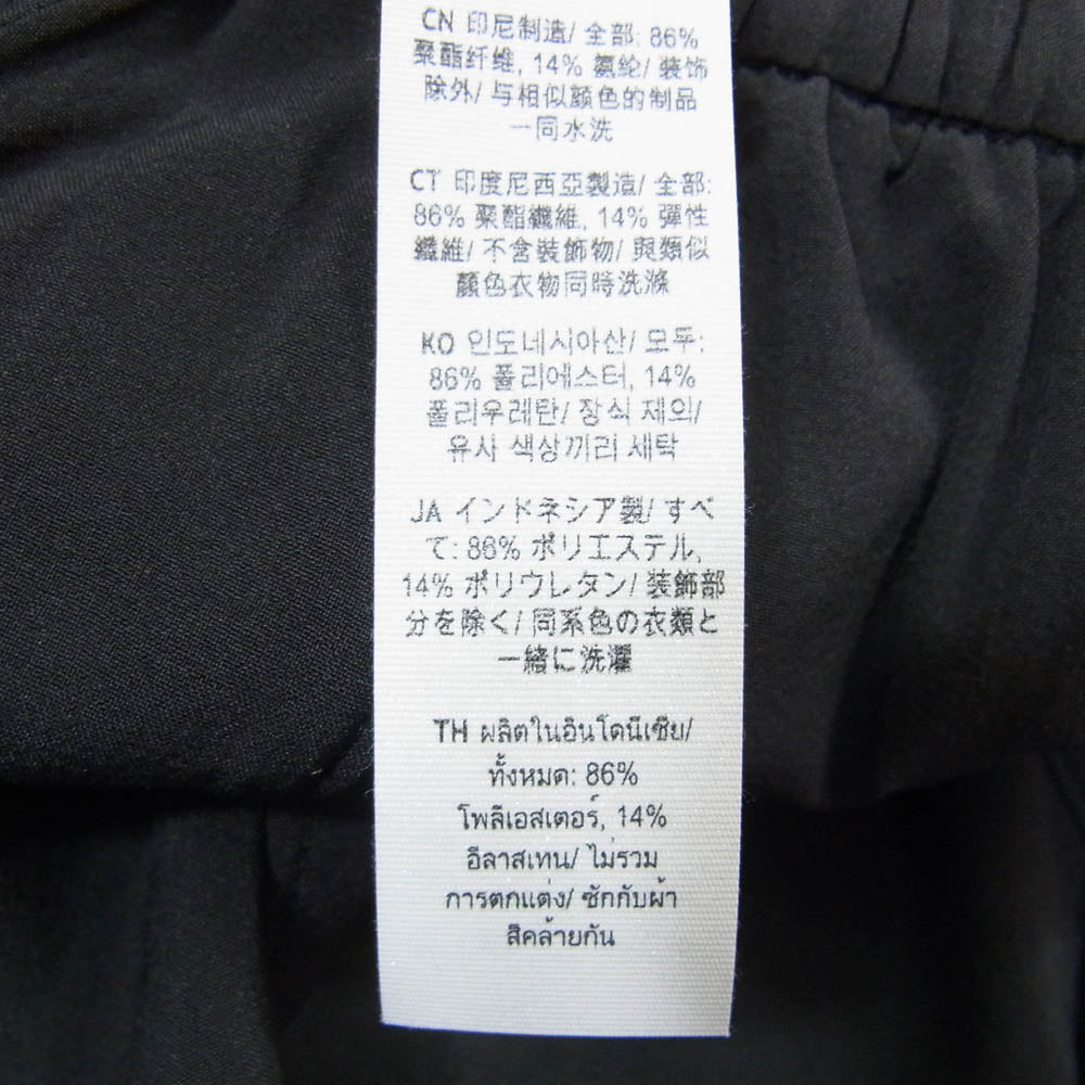 ルルレモン Front Pleat フロントプリーツ ワイドレッグ パンツ ブラック系 S【新古品】【未使用】【中古】