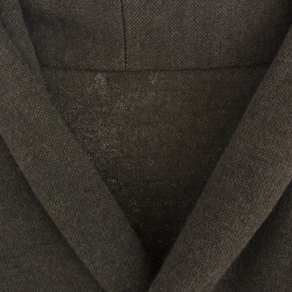 Deuxieme Classe ドゥーズィエムクラス 19AW 19-020-500-4221-3-0 スムースニット ウール ガウン コート チャコール系【中古】