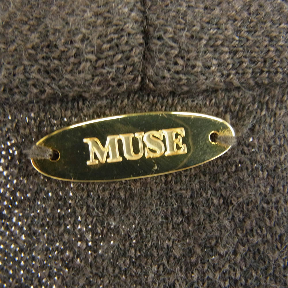 Deuxieme Classe ドゥーズィエムクラス 19AW 19-020-500-4221-3-0 スムースニット ウール ガウン コート チャコール系【中古】