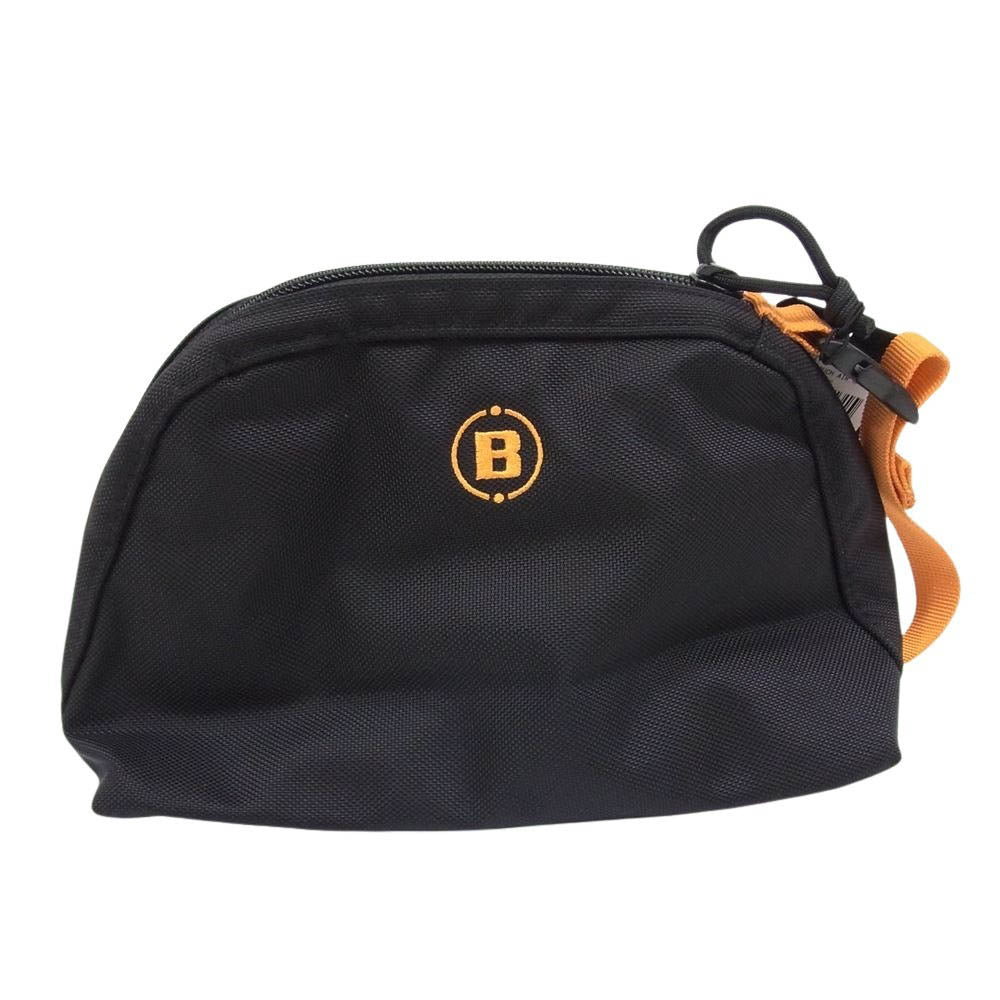 BRIEFING ブリーフィング BRG221G49-010-001 ROUND POUCH AIR CR エアー バリスティック ナイロン ポーチ ブラック系【新古品】【未使用】【中古】