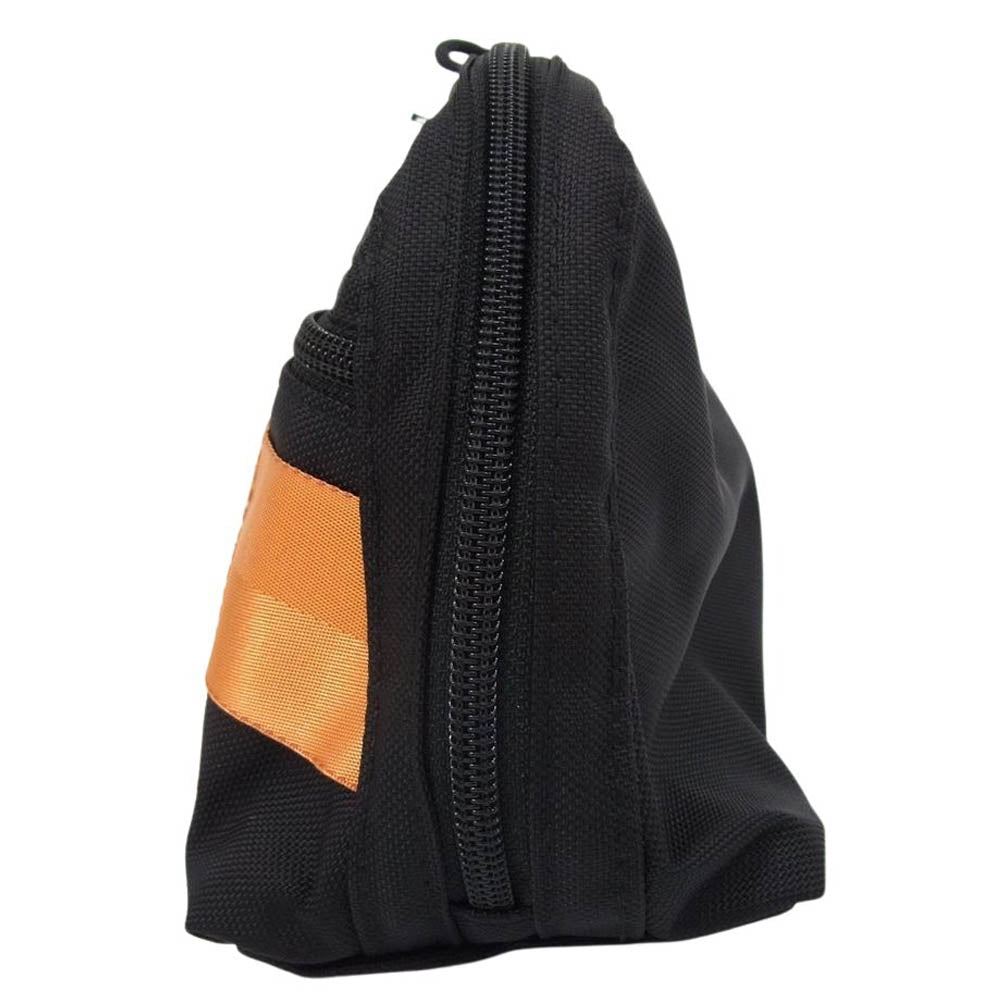 BRIEFING ブリーフィング BRG221G49-010-001 ROUND POUCH AIR CR エアー バリスティック ナイロン ポーチ ブラック系【新古品】【未使用】【中古】