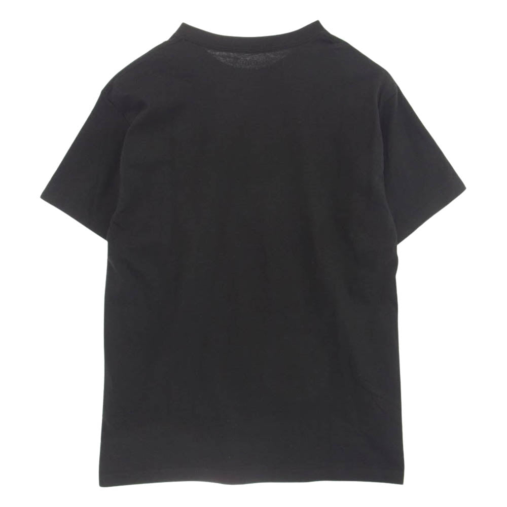WACKO MARIA ワコマリア 24AW 24FW-WMT-TEE09 CREW NECK T-SHIRT クルーネック 半袖 Tシャツ WMロゴ刺? ブラック系 M【極上美品】【中古】