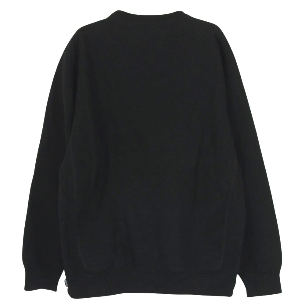 WACKO MARIA ワコマリア 22SSE-WMC-SS02 HEAVY WEIGHT CREW NECK SWEAT SHIRT ヘビー ウエイト クルーネック スウェット ブラック系 S【中古】