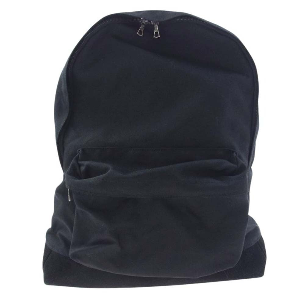 COMOLI コモリ 16SS I01-07001 デイパック バックパック 底面スエード切替 riri ジッパー ブラック系【中古】