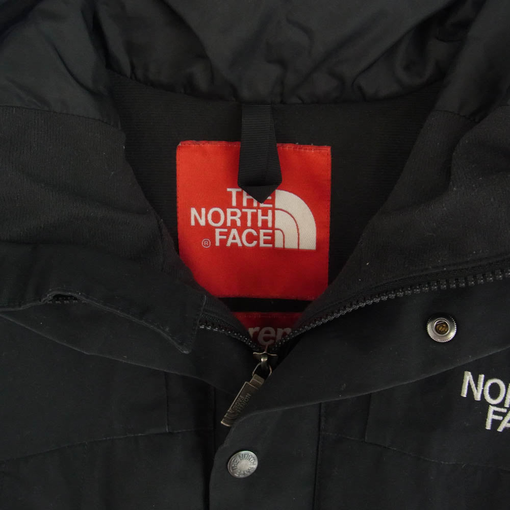 Supreme シュプリーム 10AW NP01199 ×THE NORTH FACE Waxed Cotton Parka ノースフェイス ワックスド コットン マウンテンパーカー オイルドジャケット ブラック系 S【中古】