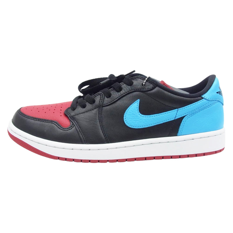 NIKE ナイキ CZ0775-046 Women's ウィメンズ Air Jordan 1 エアジョーダン Retro Low OG レトロ ロー NC to Chi ノースカロライナ トゥ シカゴ ローカット スニーカー ブラック系 レッド系 ブルー系 29cm【極上美品】【中古】