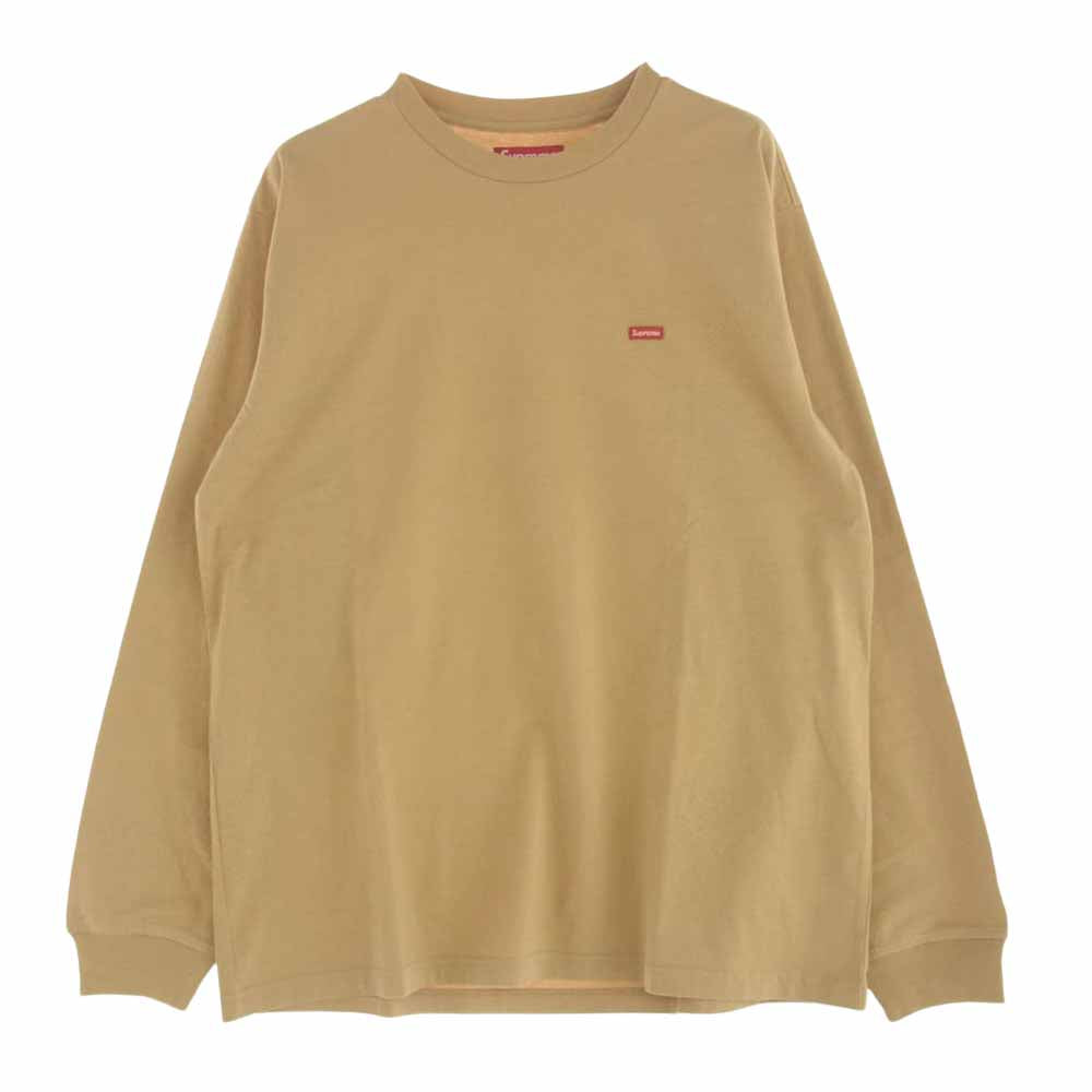 Supreme シュプリーム 24AW Small Box L/S Tee スモール ボックス ロゴ 長袖 Tシャツ ダークタン M M【極上美品】【中古】