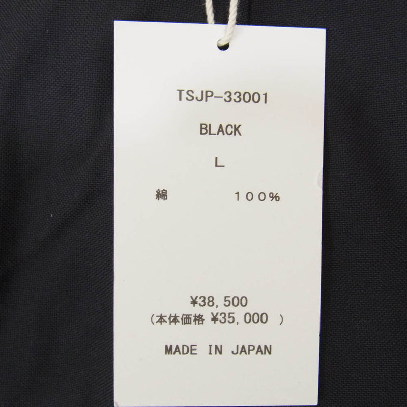 The Stylist Japan ザスタイリストジャパン TSJP-33001 コットン タック パンツ ブラック系 L【中古】