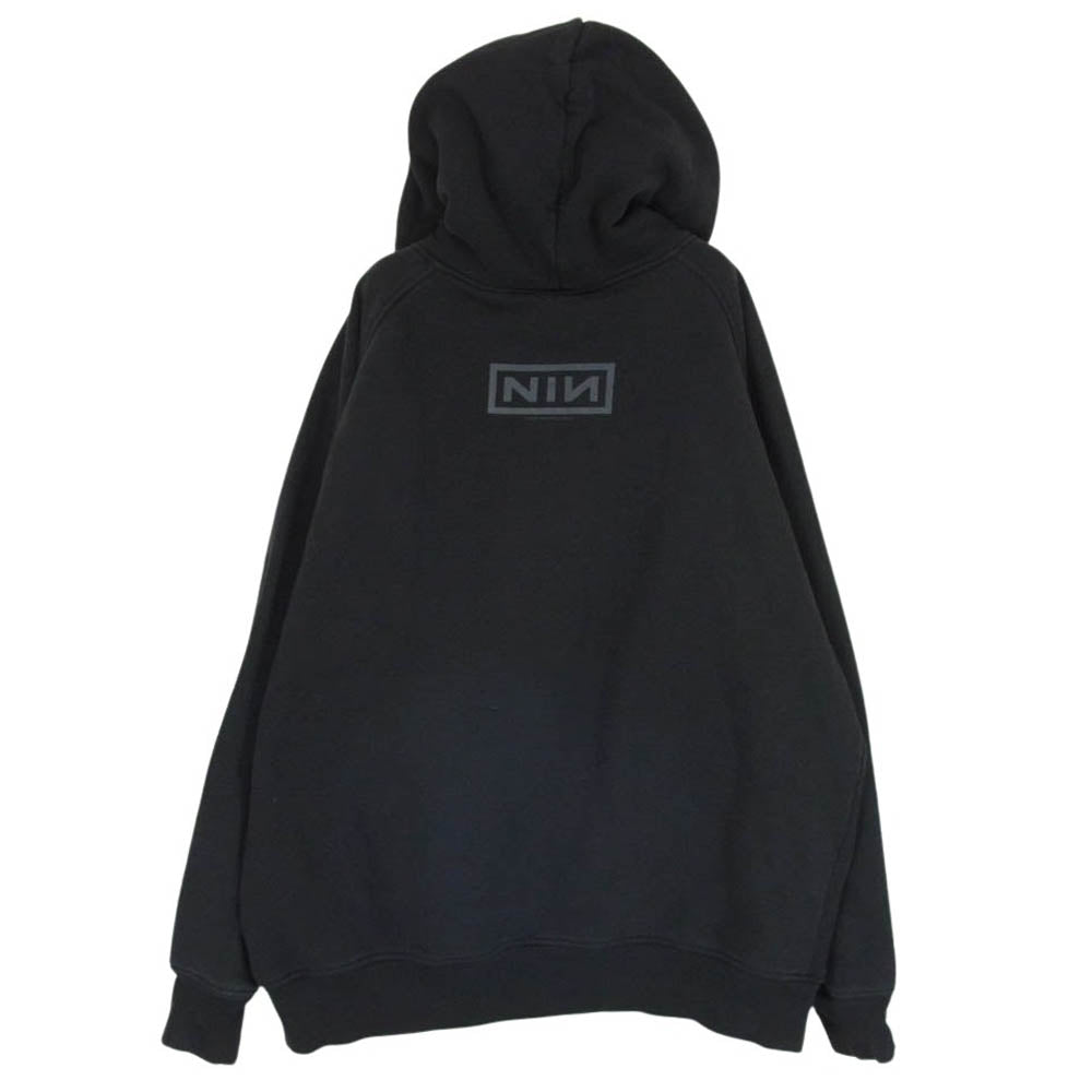 COMOLI コモリ 22AW V01-05026 × NINEINCH NAILS ナインインチネイルズ プルオーバー パーカー ブラック系 3【中古】