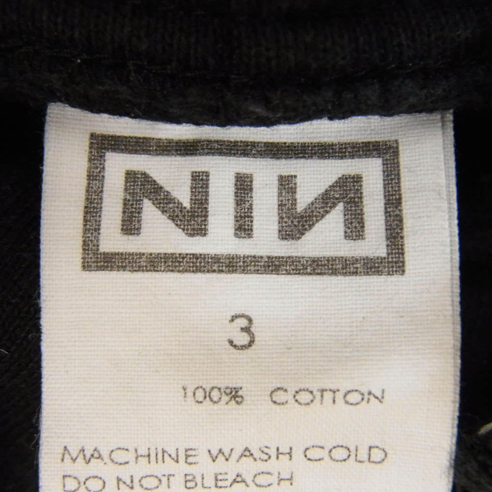 COMOLI コモリ 22AW V01-05026 × NINEINCH NAILS ナインインチネイルズ プルオーバー パーカー ブラック系 3【中古】