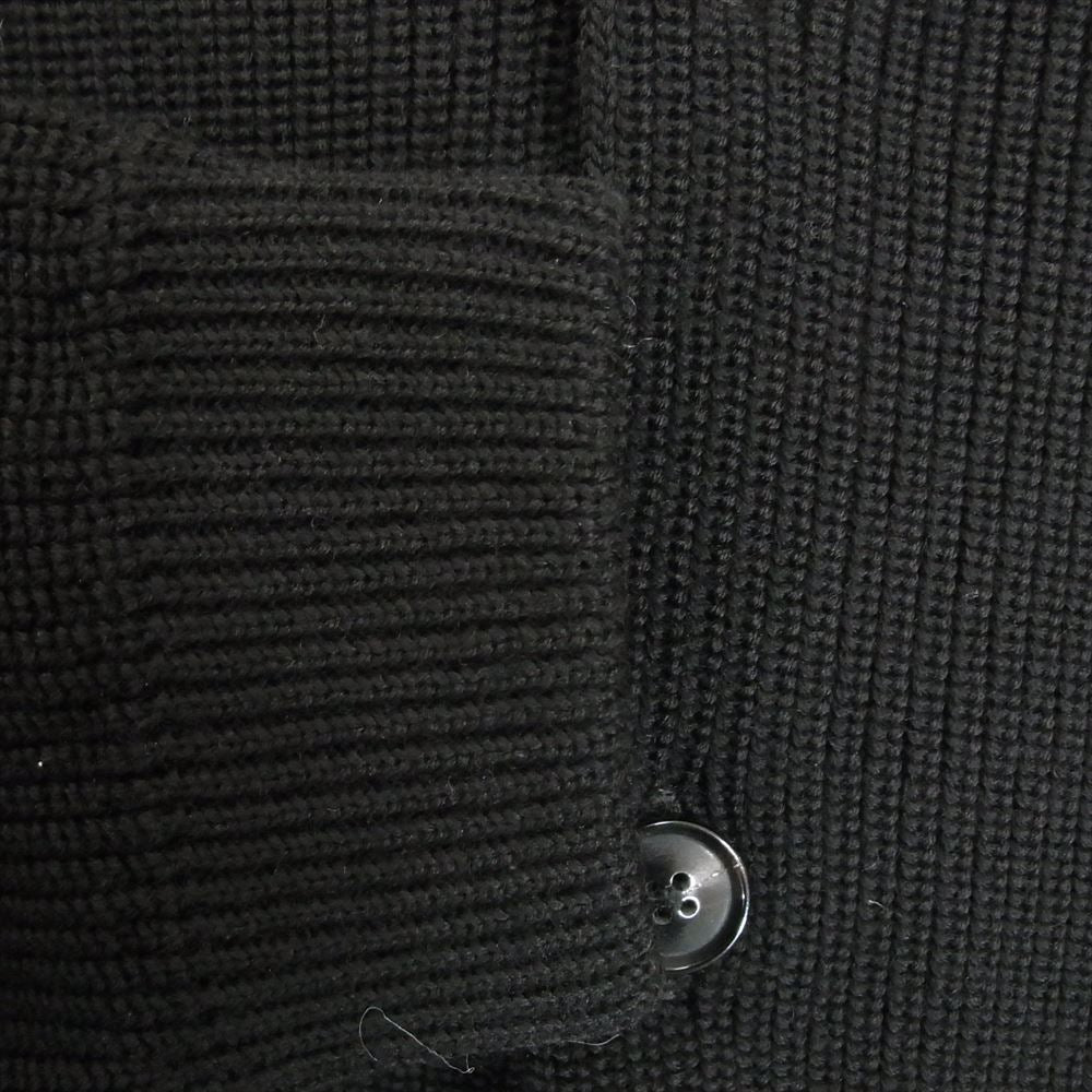 アンデルセンアンデルセン SKIPPER JACKET ウール ニット カーディガン ブラック系 M【中古】