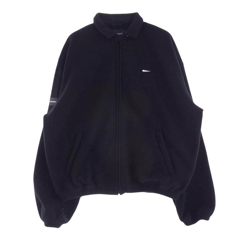 DESCENDANT ディセンダント TEE FLEECE JACKET フリース ドリズラー ジャケット ブルゾン ブラック系 3【美品】【中古】