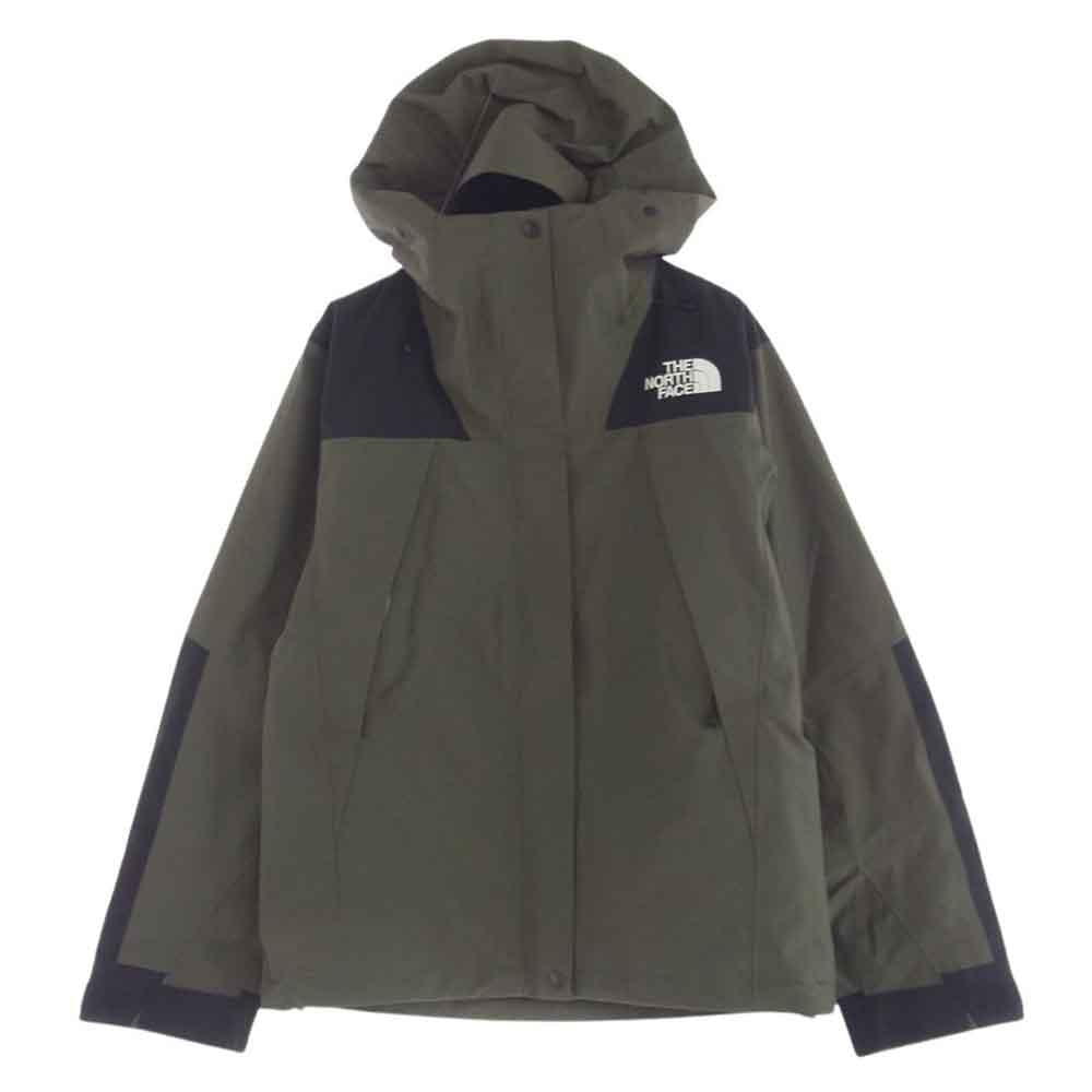 THE NORTH FACE ノースフェイス NPW61800 MOUNTAIN JACKET マウンテン ジャケット GORE-TEX ゴアテックス マウンテンパーカー カーキ系 L【中古】