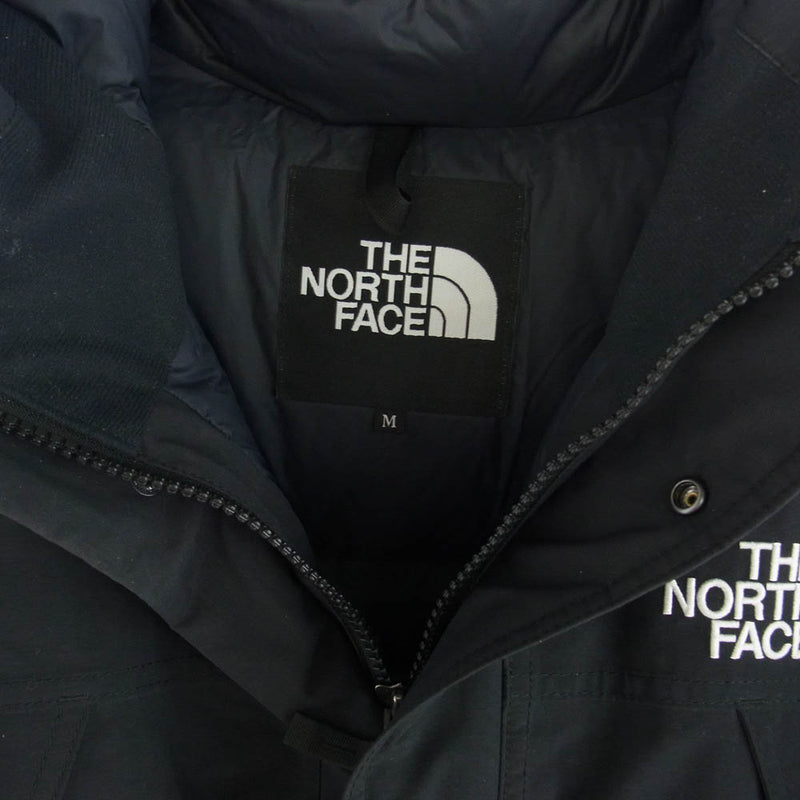 THE NORTH FACE ノースフェイス ND92237 MOUNTAIN DOWN JACKET GORE-TEX マウンテン ダウン ゴアテックス ジャケット ブラック系 M【中古】