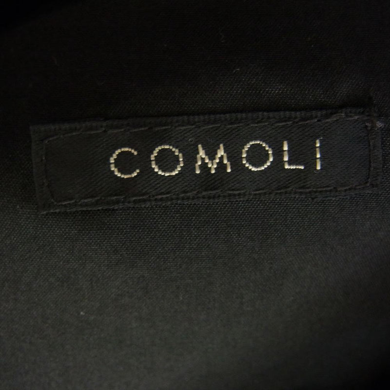 COMOLI コモリ 20AW S03-04019 ナッピング ウール ライダー ジャケット ブラック系 2【中古】