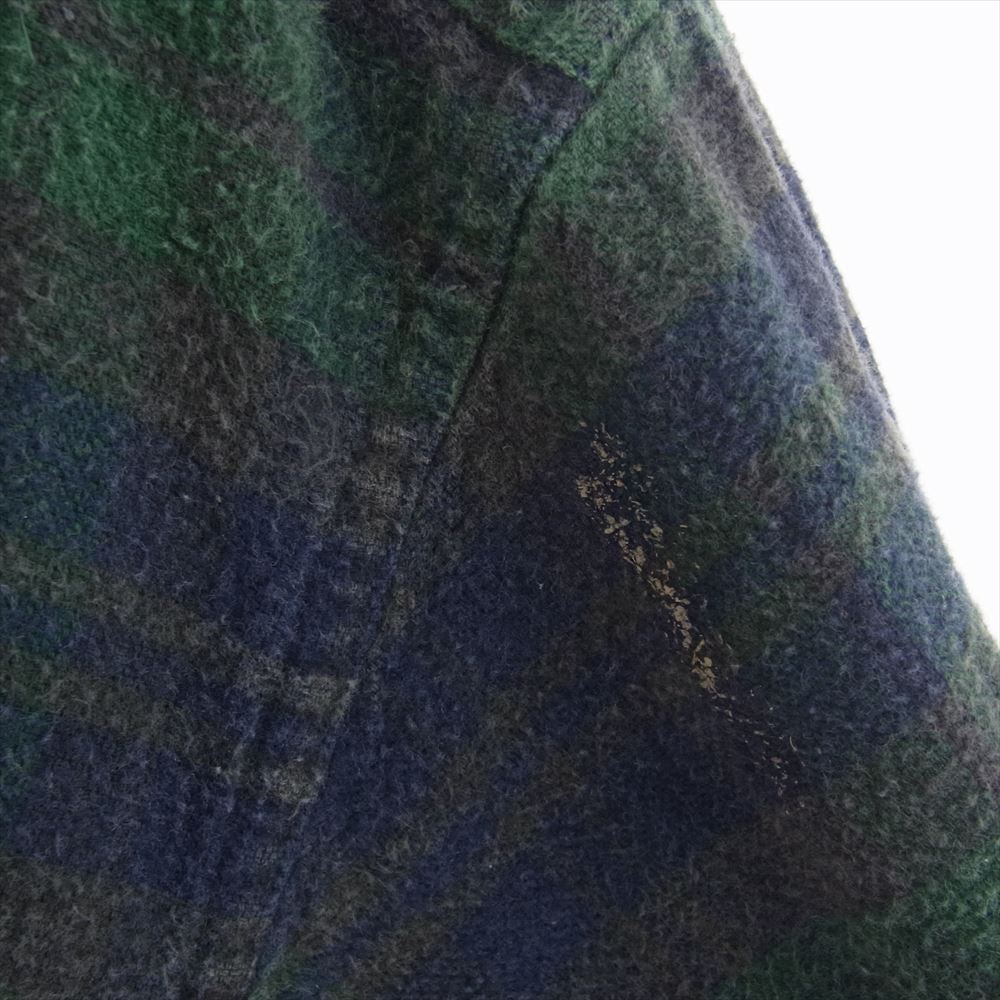 POLO RALPH LAUREN ポロ・ラルフローレン コットン チェック フランネル シャツ グリーン系 L【中古】