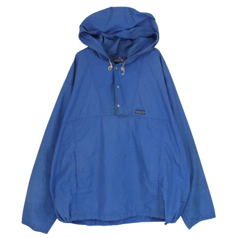 patagonia パタゴニア 80s 三角タグ ナイロン アノラック パーカー ジャケット ブルー系 XL【中古】